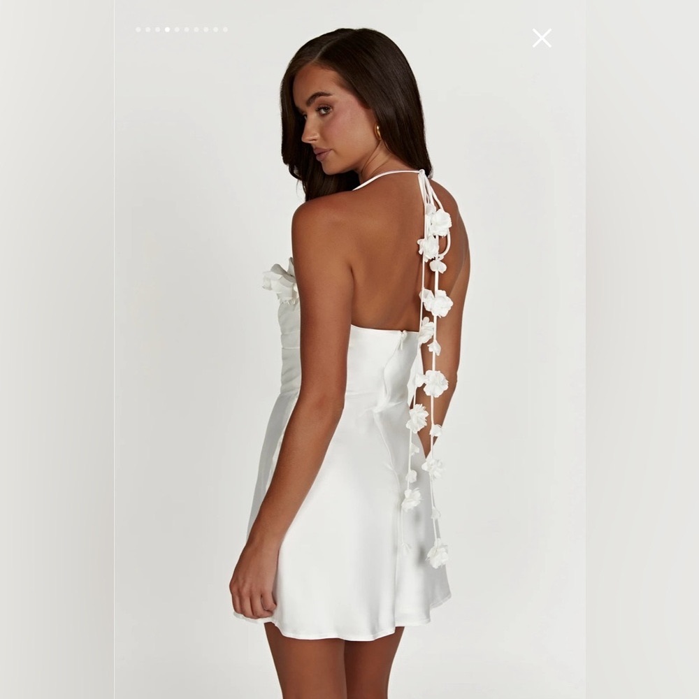 Meshki NWT Otillie Rose Halter Mini Dress